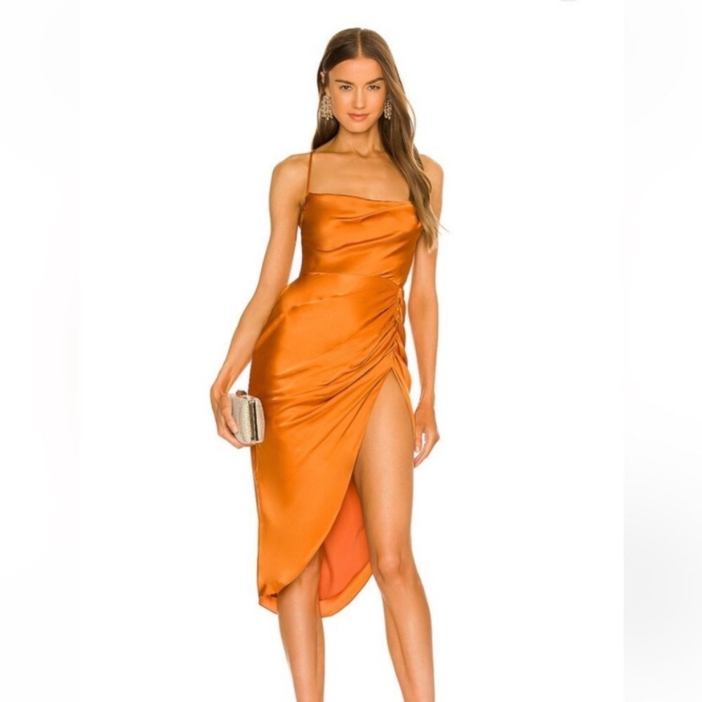 Amanda Uprichard × REVOLVE Jasalina Dress in Ginger size medium